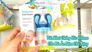 [Quà tặng 109K] Túi Nhai Chống Hóc Plus KIDSME Size XL Cho Bé Từ 9 Tháng Ăn Dặm Chủ Động