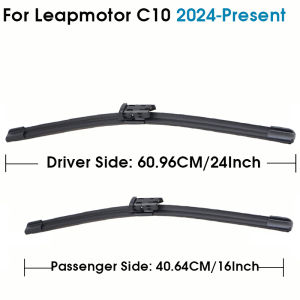 Car Wiper Blades 24"+16" For Leapmotor C10 2024-Present Windshield Windscreen Front Window Blades Car Accessories