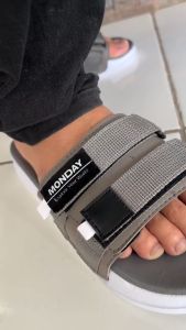 Story Of Monday - Pervez Grey - Sandal slide slop ringan sendal main traveling hotel