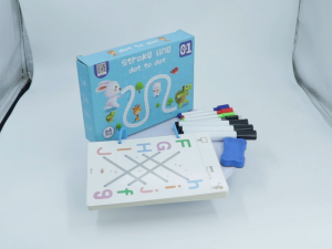 Childen Magical Tracing Workbook 64PAGES Preschool Writing Educational Toys For Kids Early Training Books Stroke Line Dot to Dot Pen Control Training