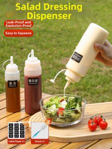 TAFUMAN | Food Grade Heat Resistant Plastic Sauce Squeeze Bottle
