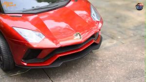 Kid Children Electric Ride On Remote Control Lamborghini Car Electromobile Toy Vehicle Kenderaan Elektrik Kanak 儿童电动车F36