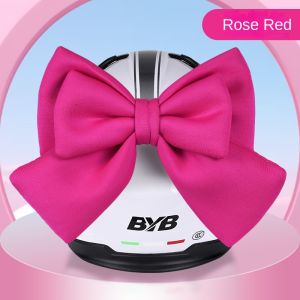 Cute Bow Helmet Modeling Motorcycle Helmet Decoration Polyester Cotton Bowknot Universal Electric Bike Vehicle Decor Girls Gift