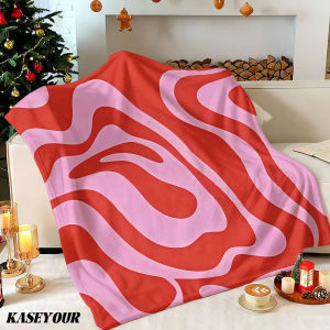 Beast Kingdom | Red Water Splash Winter Summer Flannel Blanket Throw Fleece Soft Fuzzy Plush Cozy Fleece Blankets for Sofa Ideal Gifts