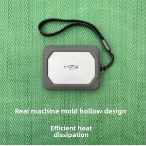 Crucial X9/X9PRO/X10 Mobile Solid State Drive Protective Case Anti-Fall Silicone Cover Durable Shockproof Storage Solution