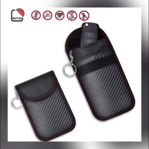 Car Key Signal Blocker Case Faraday Cage Fob Pouch Keyless RFID Blocking Bag