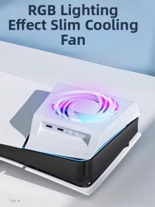 Sony PS5 Slim/Pro Fan Cooler Stand Digital/Super Slim Host Fan Base Desktop Storage Horizontal Universal Accessory