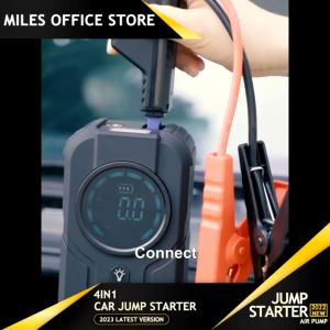 10800mAh 4 in 1 car jump starter power bank jumper pump tyre Air Compressor 12V Emergency Jumper Starter