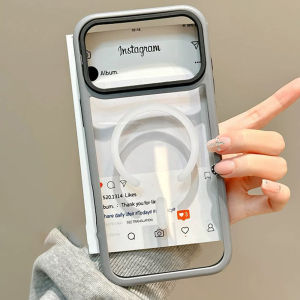 Magnetic Clear Wireless Charging Phone Case For iPhone 17 16Plus 15 14 13 12 Pro Max 11 For Magsafe Hit Color Bumper Armor Cover
