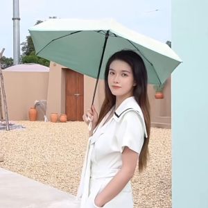 LeeBicycle ร่มกันแดดแคปซูลกันแดดป้องกันรังสีอัลตราไวโอเลตม่านบังแดดหญิงฝน กันยูวี 100% ร่มพกพา กันยูวี 100%