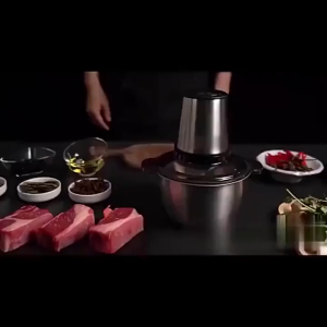 PANASONIC เครื่องปั่นอเนกประสงค์ เครื่องปั่นพริก 400W เครื่องบดหมู 3L 4ใบมีด ใช้งานง่าย