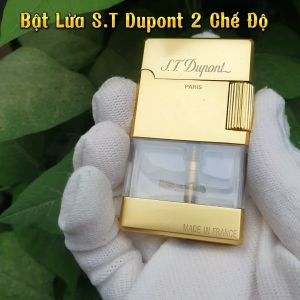 Bật Lửa Gas Lộ Thiên S.T Dupont 2 Chế Độ ( Lửa Thường Và Lửa Khò ) Hộp Quẹt Hot Trend Mẫu Mới Nhất