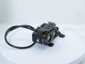 Mini Driving Light Full Set With Switch 180W High/Low 5Model 2-Bulbs Pair Headlight Universal For Motorcycle