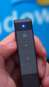 ZEUS X inphic Wireless Presenter Hyperlink Control Presentation Clicker RF 2.4GHz USB PowerPoint Clicker Presentation Remote Control Pointer Slide Advancer Rechargeable