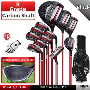 PGM GOLF | Titanium Mens Golf Club Set High Rebound Oversized 1 Wood Luxury Gift