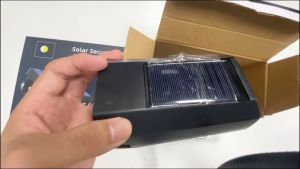 Solar Monitor Light Bright Warm White Motion Sensor Wall Lamp Led Outdoor Security Anti-theft Waterproof Lighting