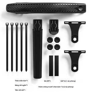 ENLEE | Bộ Chắn Bùn Xe Đạp Bền Bỉ ENLEE - Trước Và Sau - Bảo Vệ Cho Xe Đạp Của Bạn