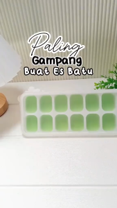 BG CETAKAN JELLY ES BATU 14 GRID COKLAT  CETAKAN ES SILICONE + TUTUP CETAKAN ES BATU SILICONE