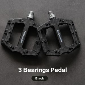 ThinkRider Flat Bike Pedals MTB Road 3 Sealed Bearings Bicycle Pedals Mountain Pedals Wide Platform Bicicleta Accessories
