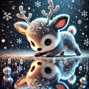HUACAN Diamond Painting Deer Animal Winter Handmade Diamond Mosaic 5d Snow Forest Full Square Round Drill Home Decor