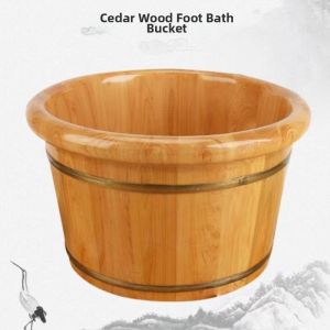 Jiaxun | Health Home Wooden Foot Soaking Tub