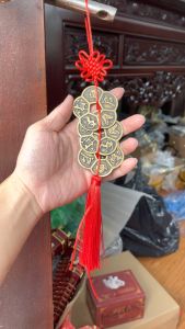 Tam cát hoa mai bằng đồng phong thủy kích tài lộc