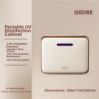 OIDIRE | Portable Baby Bottle Sterilizer with Drying and UV Disinfection
