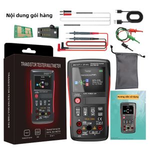 ZOYI | ZOYI ZT-XT1 2 Trong 1 Đồng Hồ Vạn Năng Kỹ Thuật Số LCR Với Bộ Kiểm Tra Bóng Bán Dẫn Điện Áp Kháng Diode Kiểm Tra Liên Tục Máy Đo Điện Cho Điện DIY