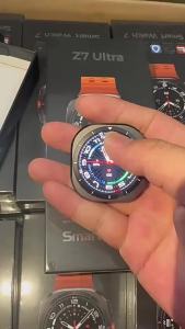 Huaqiang North Z7 Ultra Smart Watch Voice Assistant Weather Music   W7 Sport smart watch