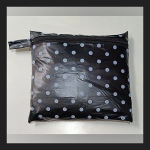 jas Hujan sekolah SD jas hujan model setelan polkadot