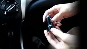 Ecoplanet COD#3.1A Dual USB Car Charger 2 Port LCD Display 12-24V K-121