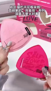 Big Triangle Powder Puffer Air Cushion Powder Puff with Case Soft Thicken Makeup Puff Wet and Dry Sponge Puff Makeup Tools