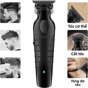 Kemei | Máy Cắt Tóc Không Dây Kemei 2299 Chuyên Nghiệp Tỉa Sát 0mm Dành Cho Nam Máy Cắt Tóc Sạc Được Dùng Được Cho Mọi Vùng Trên Cơ Thể