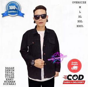 jaket jeans pria keren size M - XXXL lengkap warna - totalfashion99