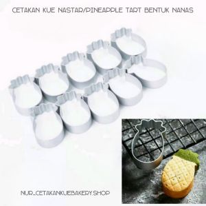 Ring roti karater buah nanas  stainlees / cetakan kue nastar taiwan pineapple / cookies cutter / ring cutter biscuit