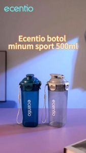 【Beli 2 get 10% 0ff】ecentio botol air plastik 500ml Botol Minum Tempat Penyimpanan Air Anak Unik Water Bottle Drink Murah