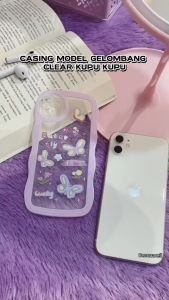 SOFTCASE WAVY WAVE SILIKON SOFT CASE CASING MODEL GELOMBANG CLEAR KUPU KUPU FOR XIAOMI POCO C65 C40 F3 F4 M6 M6 PRO M5 M5S M4 PRO 5G M3 M3 PRO X6 X5 5G X3 X3 PRO X3 NFC -BAD