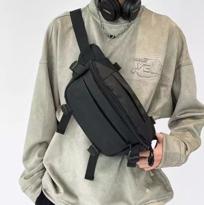 FAMENR [48-Hour Ship] Crossbody Bag Men Multifunction Waterproof Nylon Chest Pack Shoulder Bags