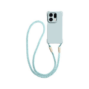 GGUU | Crossbody Strap Phone Case Compatible with OPPO Find X Series With Lanyard Silicone
