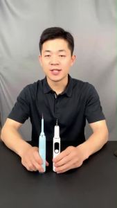 CURVY MOON T6 Ultrasonic Dental Scaler 38kHz High-Freq Cleaning with 5 Modes IPX6 Waterproof & Type-C Charging ABS+316 Stainless Steel Tip for Safe Home Use Tartar Remover