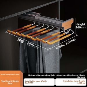Extendable Pull-out Pant Hanger