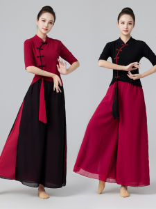 ชุดเต้นรำผ้าชีฟองออเดอร์แขนยาว ชุดเต้นรำผู้หญิง ชุดเต้นรำผ้าโพลีเอสเตอร์ ชุดเต้นรำแบบสวมหัว ชุดเต้นรำแบบสวมศีรษะ