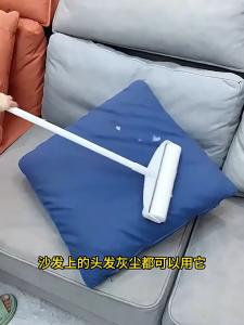 เศษผมทำความสะอาดสิ่งศักดิ์สิทธิ์ ลูกกลิ้ง ก้านมือยาว ไม่จำเป็นต้องงอ ทำความสะอาดเตียง กาวผม ก้านยาวขยาย ครัวเรือน ทำความสะอาด กระดาษทดแทน