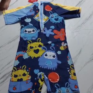 Đồ bơi cho bé trai [XẢ KHO] Bộ liền thân đi biển trẻ em Yuke họa tiết sinh vật biển (20-35kg) - Đồ bơi Mít Châu