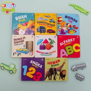 Boardbook | LEARNING TIME MY FIRST WORDS | 1 Set Isi 8 | By Ziyadbooks