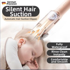 HUALUOLAN | Ultra-Quiet Auto Hair-Suction Baby Hair Clipper