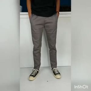 Celana Panjang Pria Dewasa Chinos: Desain Stylish & Bahan Katun Jova Twill