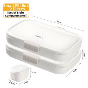 Convenient Portable Large Capacity Pill Box