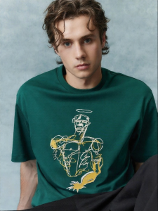Jack Jones | Cotton Soft Embroidered T-Shirt