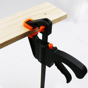 1Pc/5Pcs Woodworking Mini 4 Inch F Clamp Locator Nylon Fast Wooden Board Clamp Metal Fixed Clamp Hand Tool Set